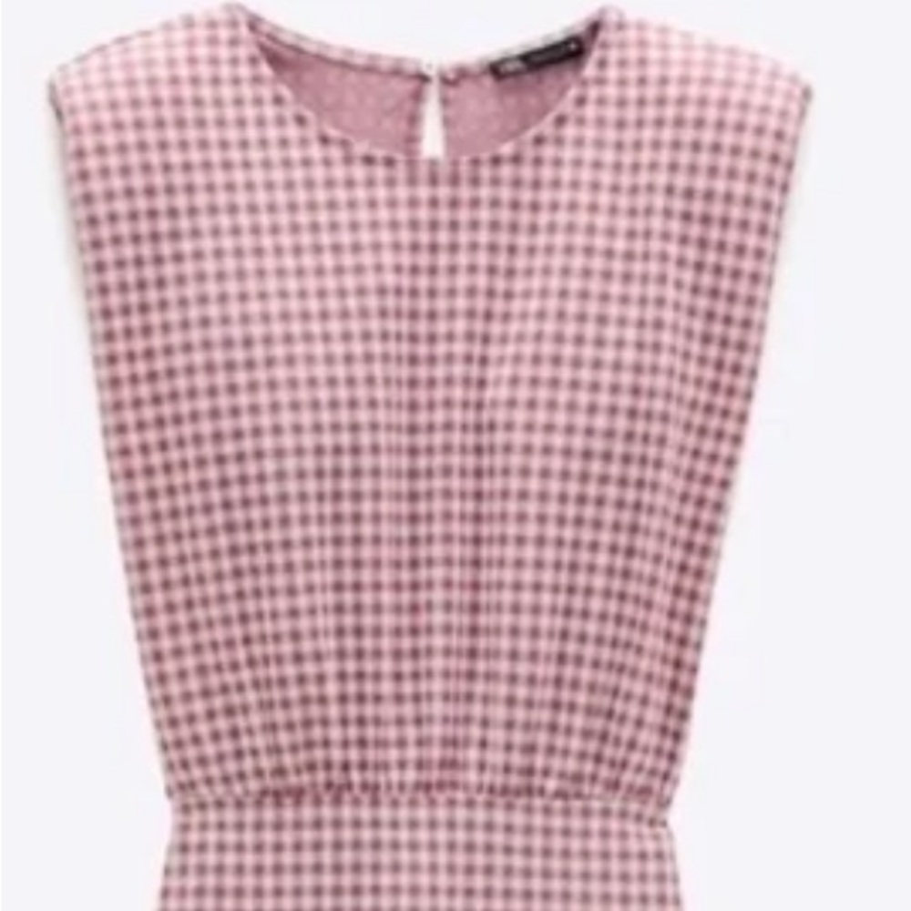 Jacquard Shoulder Mini Dress | Zara